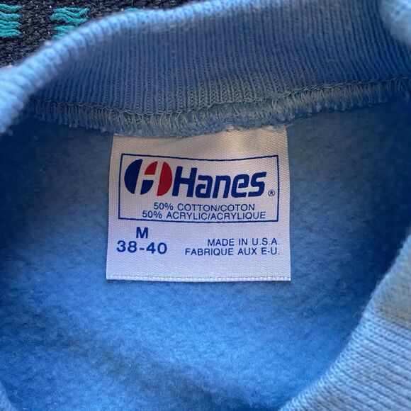 Vintage 70’s Hanes Crewneck Graphic Sweater. Alaska Graphic. USA. Medium. - Picture 9 of 13